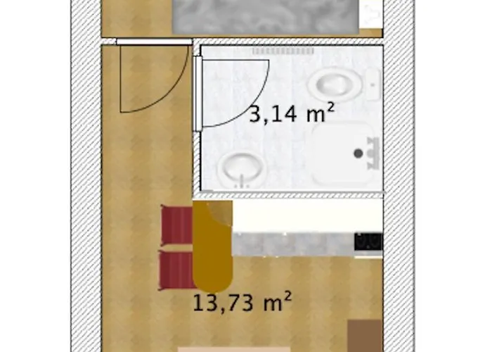 Charysma - Rosso-suite, Warmes&stilvolles Design, Terrasse, Parkplatz * Hamelin